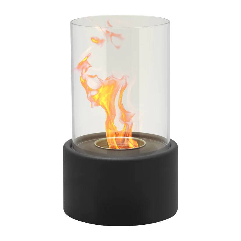 Rund bordkamin - Nyd levende ild uden røg eller brandfare